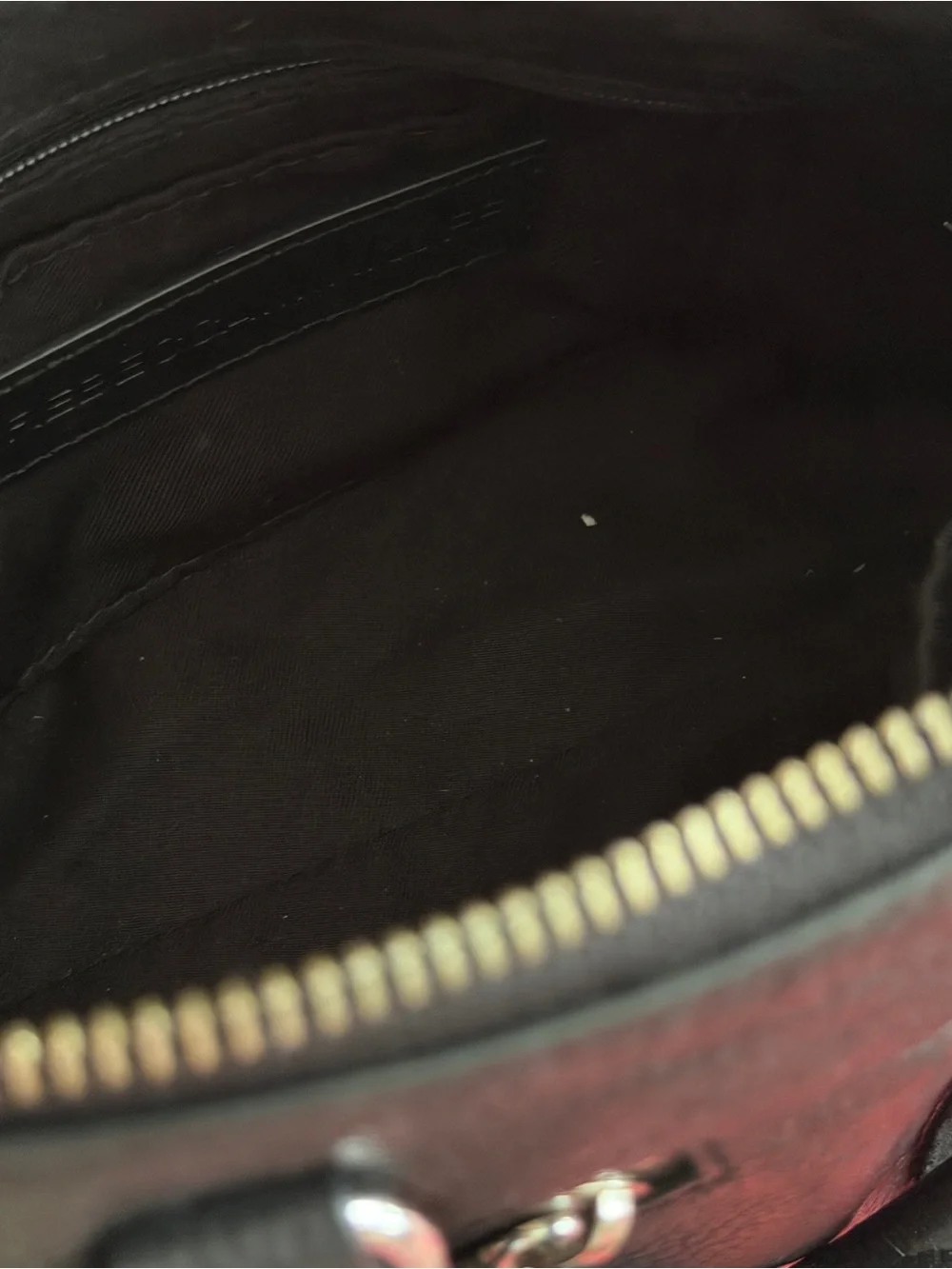 Rebecca Minkoff Micro Moto Black Leather Satchel
